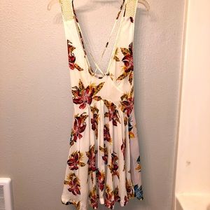 Free People White/Red Sundress - size S